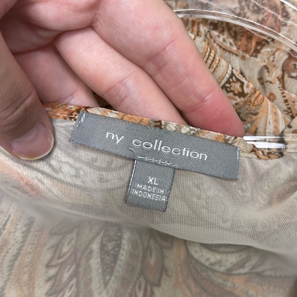 NY Collection Paisley Blouse - Picture 4 of 5